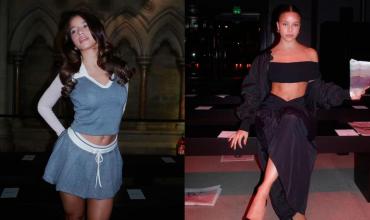 Emilia Mernes deslumbró en la Paris Fashion Week y compartió postales de su viaje con Duki