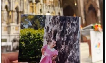 La emoción de Barby Franco al culminar la peregrinación a Luján y agradecer a la virgen por su hija Sarah