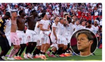 La encendida arenga de Matías Almeyda que empujó al Sevilla a una goleada histórica ante el Barcelona: “Liquídenlo”