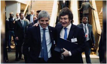 Milei celebró el auxilio de EEUU y reiteró que Luis Caputo es “el mejor ministro de Economía de la historia"