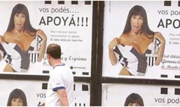 Moria Casán, la hincha más famosa de Gimnasia de Mendoza, el nuevo equipo de la Liga Profesional