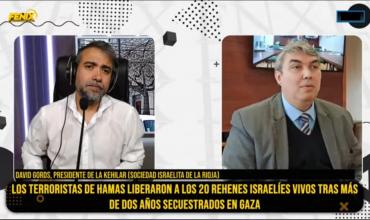 David Gorsd, sobre la liberación de rehenes israelíes: “Esto nos llena de felicidad porque todos estábamos esperando paz y que los secuestrados vuelvan a casa”