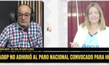 Fernanda Huser: “Los gremios de la CGT hemos decidido aguardar una posible marcha federal”