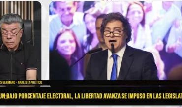  Carlos Germano en el día después de las elecciones legislativas: “El peronismo no propuso absolutamente nada, solo planteó frenar a Milei”