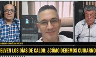 El cardiólogo Lucio Barbero brindó recomendaciones ante la llegada del calor