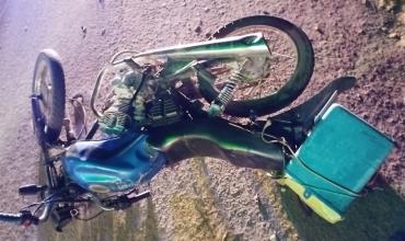 Motociclista chocó contra un caballo en el centro de Chepes