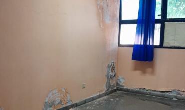 Grave deterioro edilicio en la escuela 255 de Chepes