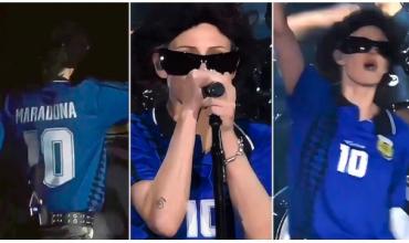 Emily Armstrong conmovió a la Argentina: la nueva vocalista de Linkin Park homenajeó a Diego Maradona