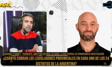 Eduardo Litvinoff en Fénix: “Un diputado riojano cobra $1.522.000, según su recibo de sueldo”