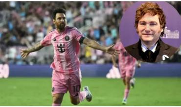 El fuerte elogio de Javier Milei a Lionel Messi tras su nuevo récord con el Inter Miami: "Cuesta creer"