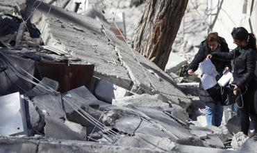 Israel lanzó al menos dos nuevos bombardeos contra un cuartel militar en la capital de Siria