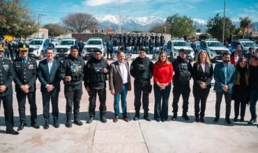 El gobernador Quintela entregó nuevos patrulleros en Chilecito