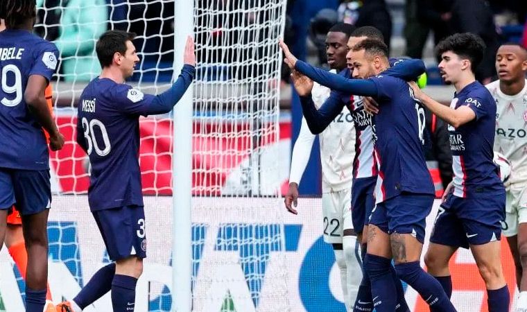 Sobre el final, un golazo de Messi le dio el triunfo a PSG frente al Lille