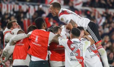 River venció a Sporting Cristal con uno menos y logró su primer triunfo en la Copa Libertadores