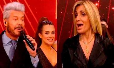 La madre de Camila Homs visitó al Bailando 2023 y coqueteó con Marcelo Tinelli