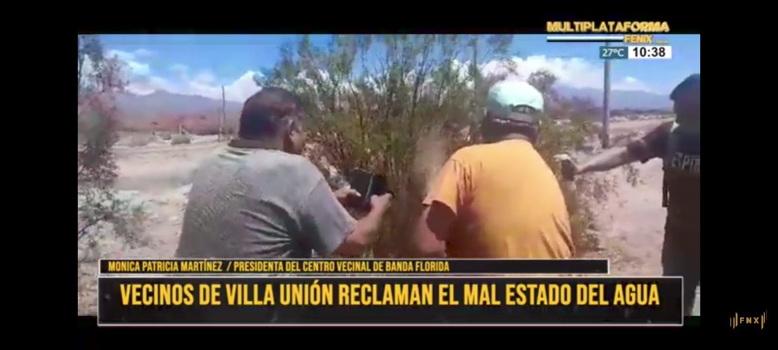 Vecinos de Villa Unión reclaman por el mal estado del agua y la falta ...