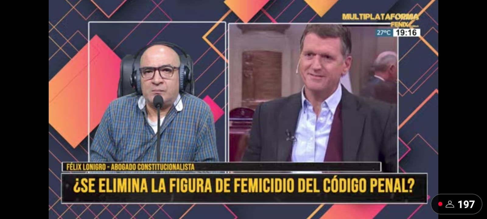 Félix Lonigro: "Eliminar la figura de femicidio del Código Penal es una ...