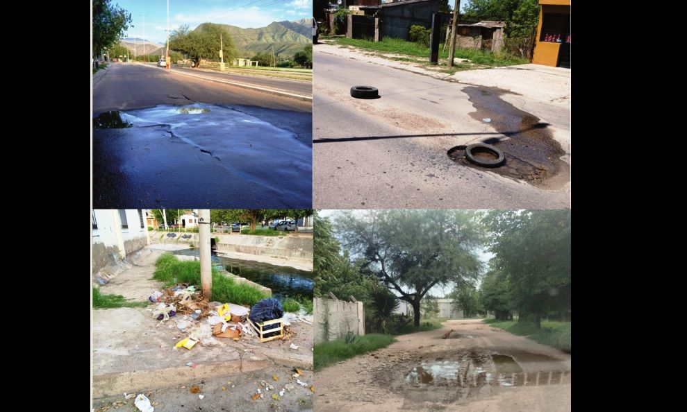 Se multiplican los reclamos por el mal estado de las calles