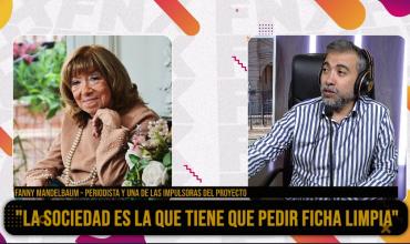 Fanny Mandelbaum, sobre el rechazo de Ficha Limpia en el Senado: “Asco y bronca”