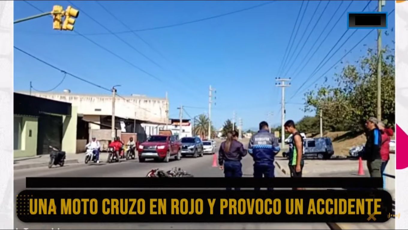 Choque entre auto y moto dejó un herido