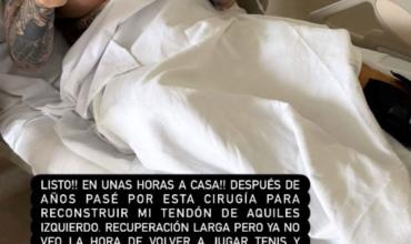 Alejandro Fantino mostró cómo se recupera de la operación junto a su hijo Beltrán: “Día 1 superado”