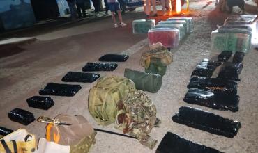 Secuestraron  más de 355 kilos de hoja de coca en un control de la Ruta 38