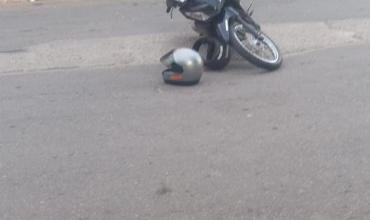 Dos personas resultaron lesionadas tras chocar contra un perro en Chamical