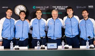 Argentina enfrenta a Alemania en Bologna por los cuartos de final de la Copa Davis: partidos, hora y dónde ver