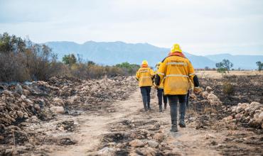 Incendio en Altos de Infantería: el foco fue contenido y las familias regresaron a sus casas