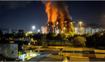 China: ya son 151 los muertos por el gran incendio en los rascacielos de Hong Kong