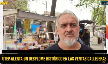 UTEP alerta un desplome histórico en las ventas callejeras