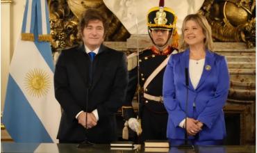 Javier Milei le tomó juramento a Alejandra Monteoliva y despidió entre abrazos a Patricia Bullrich