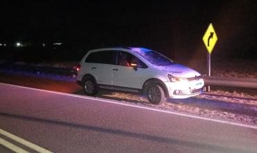  Accidente en Huaco: un vehículo chocó contra un equino en la Ruta 75