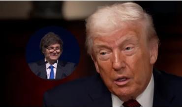 Donald Trump se adjudicó la "victoria aplastante" de Javier Milei: "Estaba perdiendo, lo apoyé y ganó"