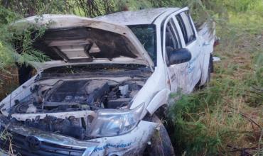 Cinco personas resultaron heridas tras el vuelco de una camioneta en Ruta 38