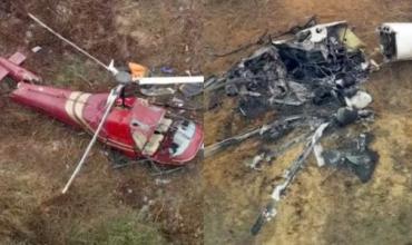 Choque de dos helicópteros en Nueva Jersey: un piloto murió y otro quedó gravemente herido