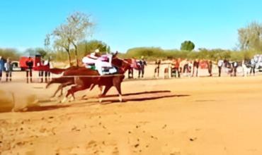 Jockey sufrió caída en el Hipódromo El Pedernal de Chepes
