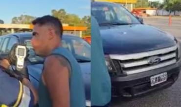 Un subcomisario de la Policía Federal dio positivo de alcoholemia cuando manejaba un patrullero con su familia