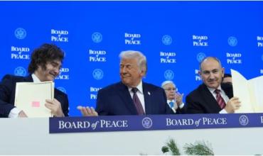 En el Foro de Davos, Milei firmó la integración de la Argentina al Consejo de Paz creado por Trump