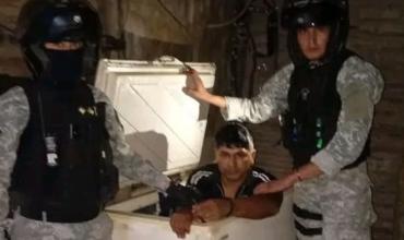 Insólito: incumplió la prisión domiciliaria y lo encontraron oculto dentro de un freezer