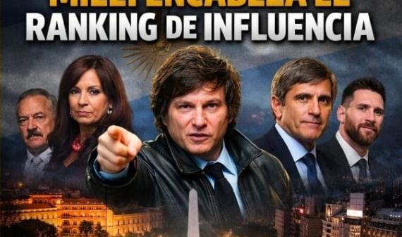 EL “MAPA DE PODER” EN ARGENTINA: MILEI ENCABEZA EL RANKING DE INFLUENCIA