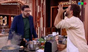 El tenso cruce entre Damián Betular y Cachete Sierra en la gala de Masterchef Celebrity: “¡No soy tu amigo!"