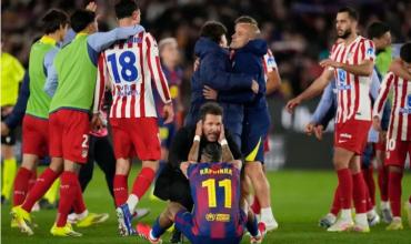 Barcelona goleó 3-0 al Atlético de Madrid, pero no alcanzó: el equipo del Cholo, a la final de la Copa del Rey