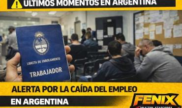 ALERTA POR LA CAÍDA DEL EMPLEO EN ARGENTINA