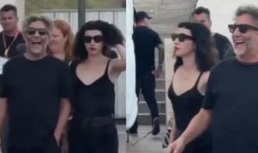 Fito Páez y Sofía Gala juntos en Rosario: el video antes del show del cantante