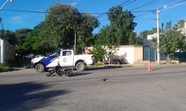 Choque entre dos motos en la zona de Malvinas Argentinas dejó dos heridos