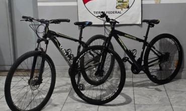 Recuperaron bicicletas robadas en el barrio Parque Industrial