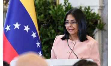 Delcy Rodríguez consideró que la relación con Estados Unidos debe basarse en “respeto mutuo"