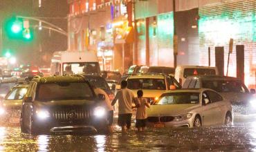 Una inundación repentina provocó complicaciones en Nueva York
