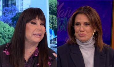 La reacción de Moria Casán ante el ataque de llanto de María Fernanda Callejón: “Calmate y andá al camarín”